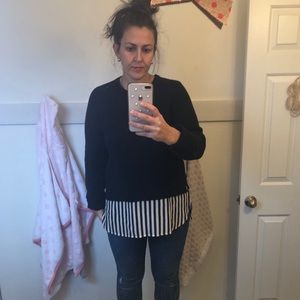 JCrew wool Sweater with fun detailing